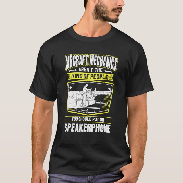 T-shirt Mécanicien de l'appareil de téléphonie mobile (Devant)