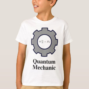 T-shirt mécanicien de quantum, équation de Schrodinger