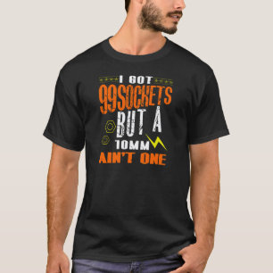 T-shirt Mécanicien de voiture diesel j'ai 99 douilles mais