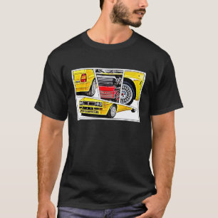 T-shirt Mécanicien Deltone Evoluzione Speed Car Turbo Rall