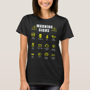 T-shirt Mécanicien diesel Réparation automobile Signes d'a