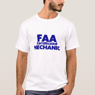 T-shirt Mécanicien diplômée par FAA