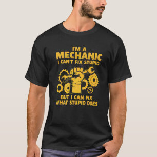 T-shirt Mécanicien Drôle Pour Hommes Femmes Papa Voiture M