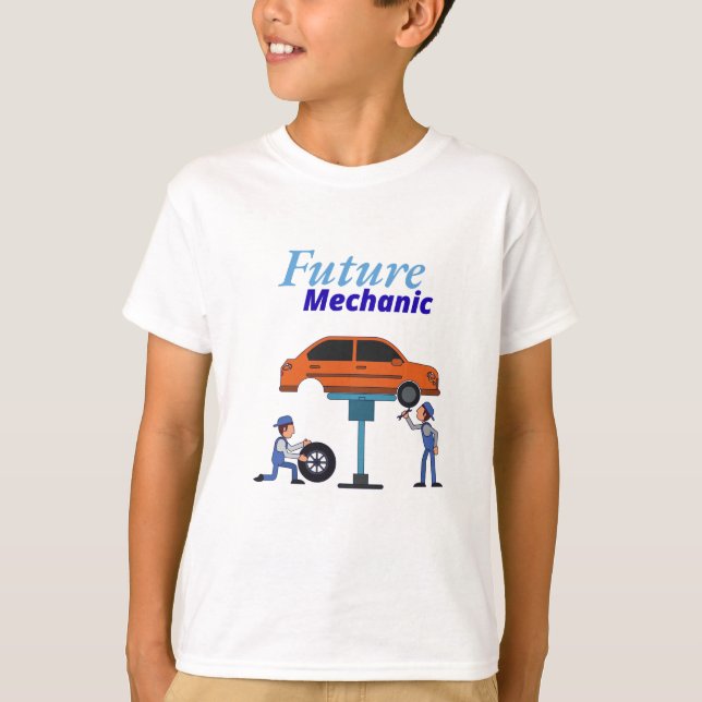 T-shirt Mécanicien du futur (Devant)