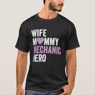 T-shirt Mécanicien en détresse Femme Maman Mécanicien Hér