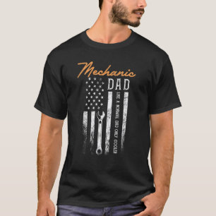 T-shirt Mécanicien Homme Garage Papa Comme Un Papa Normal