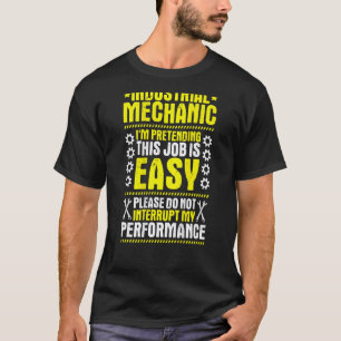 T-shirt Mécanicien industriel de performance Garage