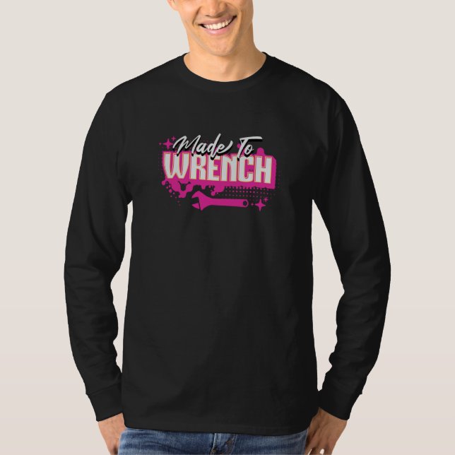 T-shirt Mécaniciennes forcées de bricoler un outil (Devant)