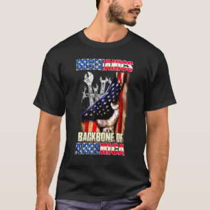 T-shirt Mécaniciens de garage épine dorsale de l'Amérique