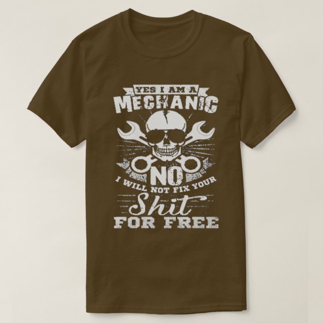 T-shirt mécanique 2 (Design devant)