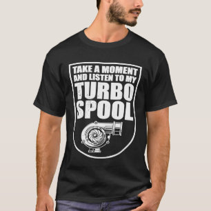 T-shirt Mécanique Boost Turbo Rétro Hommes Passionné de Vo