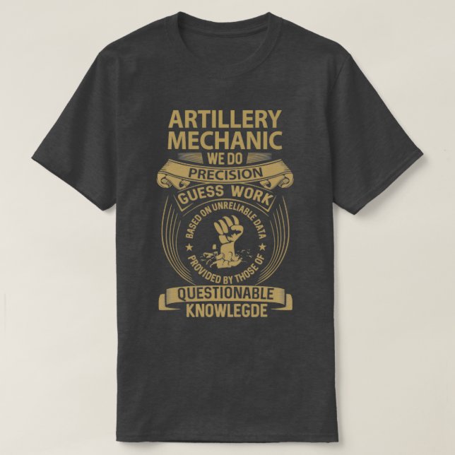 T-shirt Mécanique d'artillerieTShirt (Design devant)