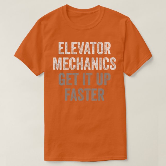 T-shirt Mécanique d'ascenseur 1 (Design devant)