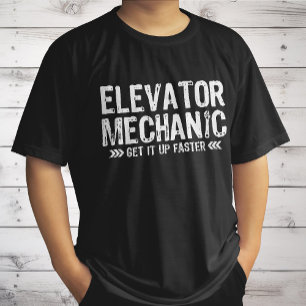 T-shirt Mécanique d'ascenseur le faire monter plus rapidem