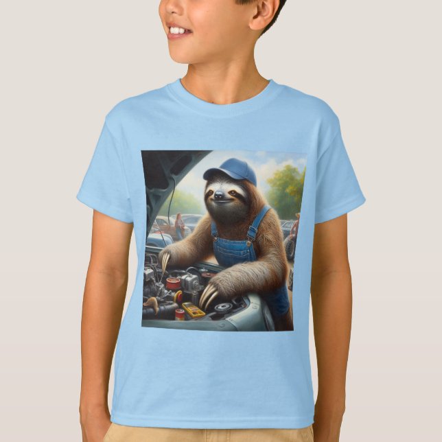 T-shirt Mécanique de fentes (Devant)