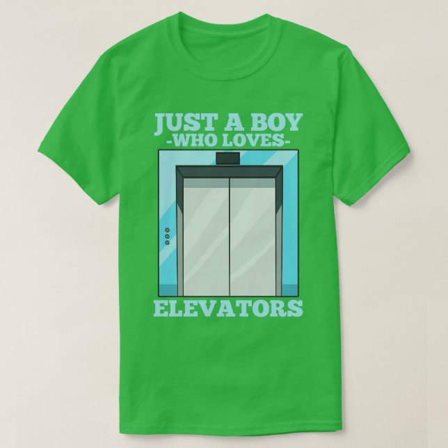 T-shirt Mécanique de l'ascenseur (Design devant)