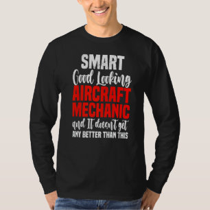 T-shirt Mécanique de l'aviation d'un bon air