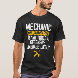 T-shirt Mécanique De Prudence Outils De Vol Et Langue Offe
