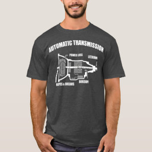 T-shirt Mécanique de transmission automatique Drôle cade