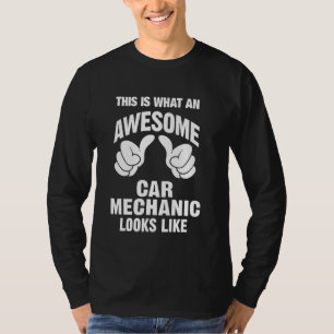 T-shirt Mécanique De Voiture Awesome Semble Drôle