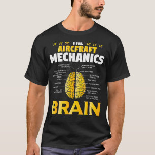 T-shirt Mécanique des aéronefs Cerveau Aviation 3
