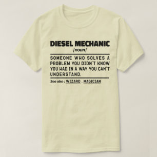 T-shirt Mécanique Diesel Noun Professionnel Travailleur Dr