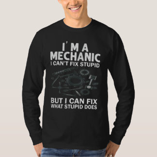 T-shirt Mécanique Drôle Pour Hommes Papa Voiture Automobil