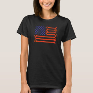 T-shirt Mécanique du drapeau américain