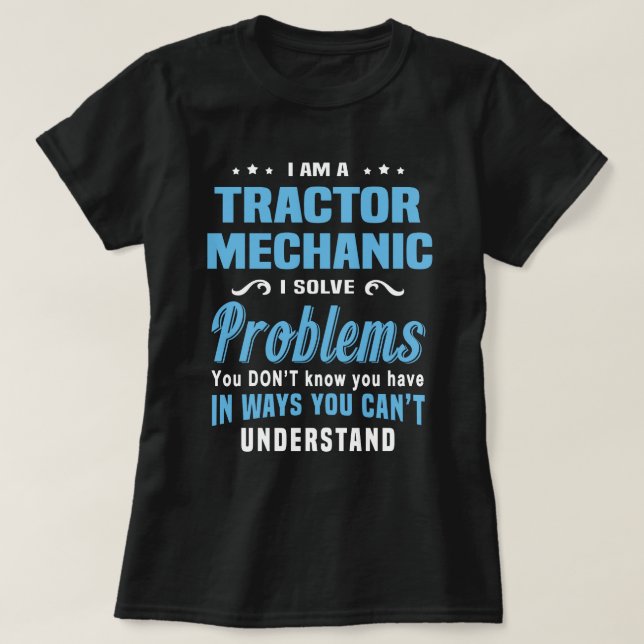 T-shirt Mécanique du tracteur (Design devant)