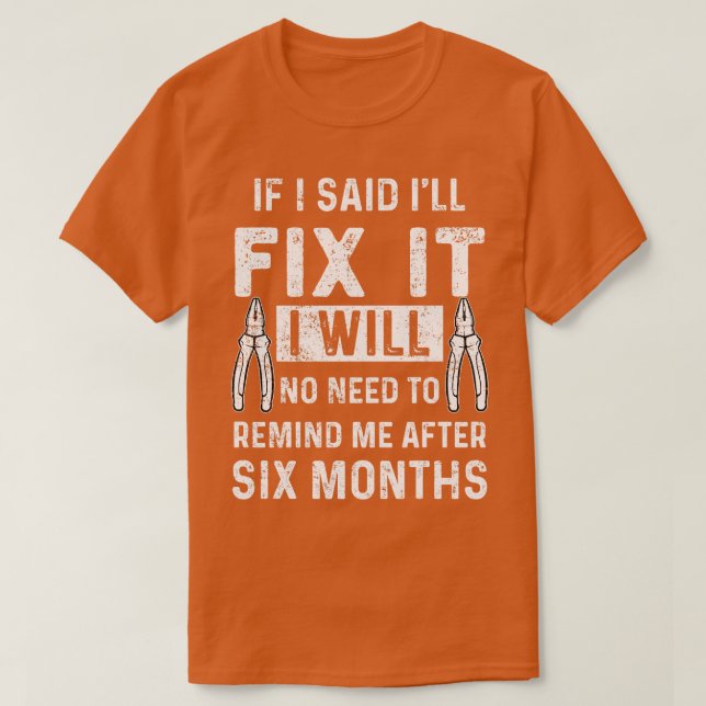 T-shirt Mécanique Handyman Vintage (Design devant)