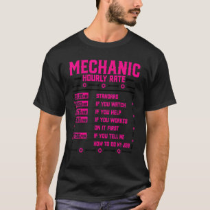T-shirt Mécanique Horaire Taux Automatique Mécanique Garag