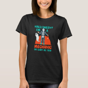 T-shirt Mécanique Je suis effrayante toute l'année Service