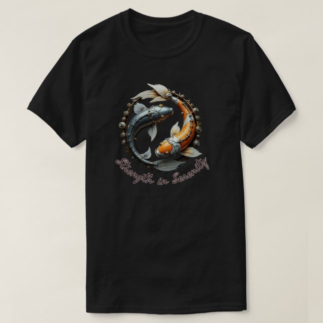 T-shirt Mécanique Koi Yin-Yang (Design devant)