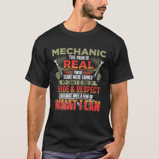 T-shirt Mécanique La douleur est de vrais hommes mécanicie