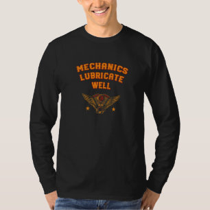 T-shirt Mécanique Lubrifier puits voiture Humour adulte 1