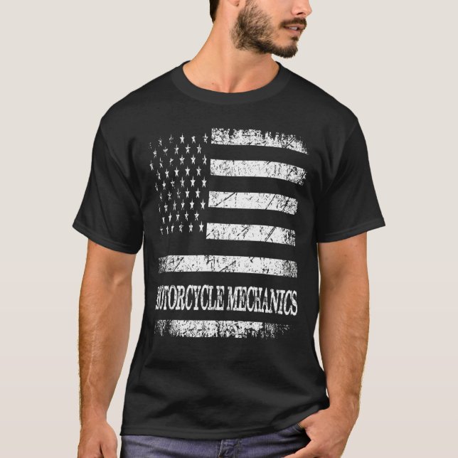 T-shirt Mécanique moto (Devant)