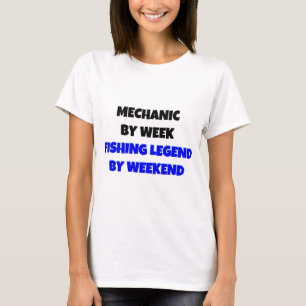 T-shirt Mécanique par semaine Légende de pêche par week-en