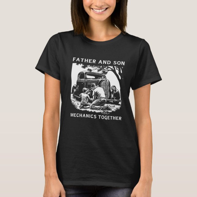 T-shirt Mécanique père et fils Ensemble Sweatshirt 1 (Devant)