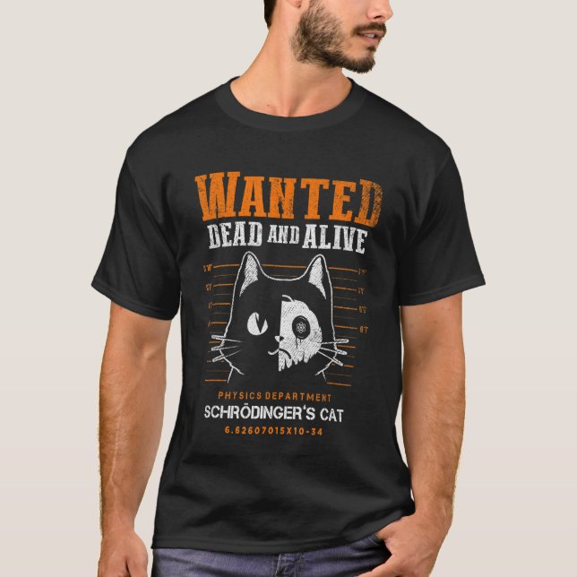 T-shirt Mécanique quantique Physique théorique Schrödinger (Devant)