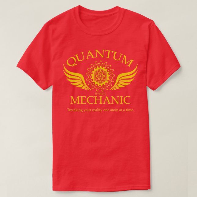 T-SHIRT MÉCANIQUE QUANTUM (Design devant)
