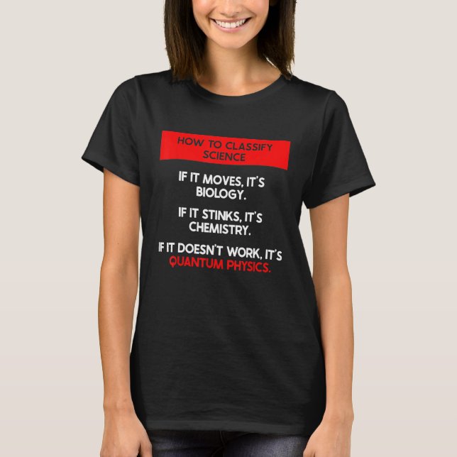 T-shirt Mécanique Quantum Et Physique Quantum (Devant)