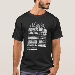 T-shirt Mécanique Sarcastique Ingénierie Comprendre En