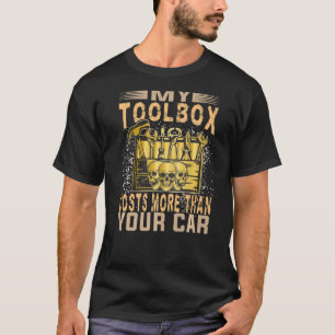 T-shirt Mécanique Voiture Guy Ma Boîte À Outils Coûte Plus
