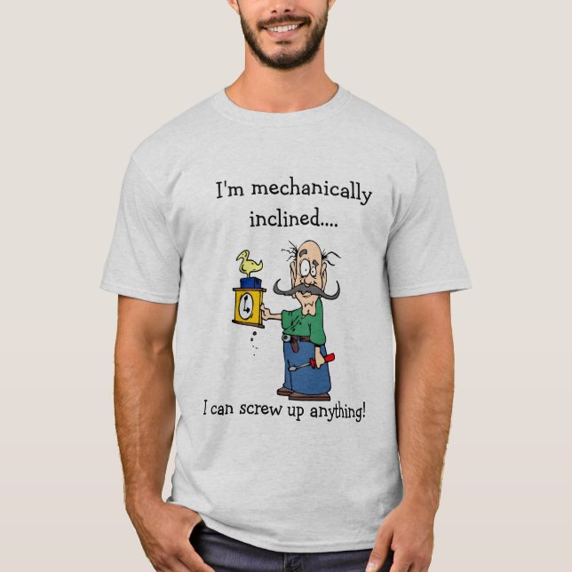 T-shirt Mécaniquement incliné (Devant)