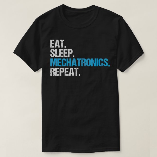 T-shirt Mécatronique du sommeil de l'alimentation Mécatron (Design devant)