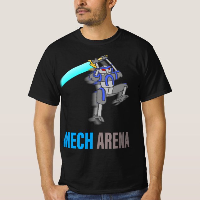 T-shirt Mech Arena let's play amazing battle (Devant)