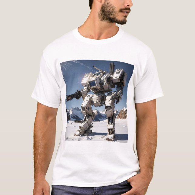 T-shirt Mech Warrior (Devant)