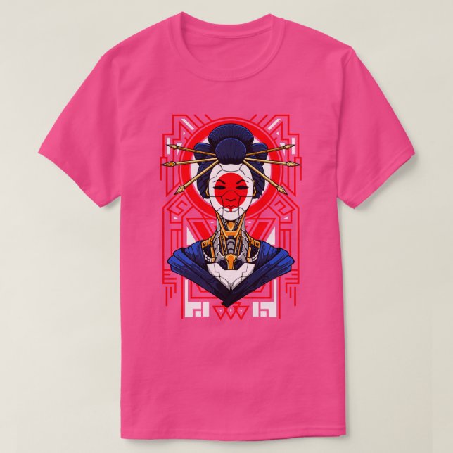 T-shirt Mecha Geisha Cyborg (Design devant)
