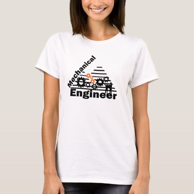 T-shirt Mechanical Engineering Funny Engineer (Devant)