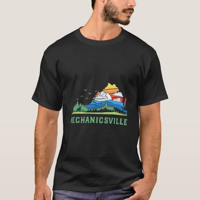 T-shirt Mechanicsville Virginia Nature & Outdoors State Pr (Devant)